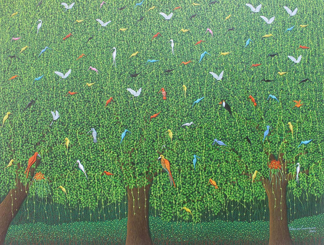 Edna de Araraquara –Amazônia encantada –60x80