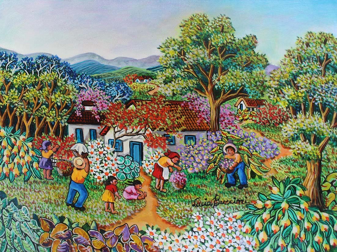 Lucia Buccini - Chegou a primavera - 30x40