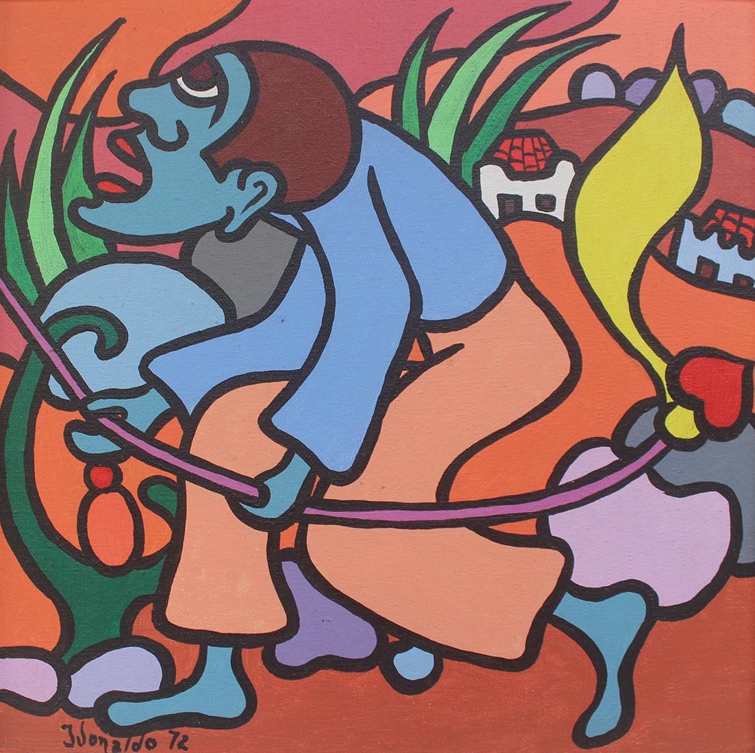Ivonaldo - O camponês - 30x30