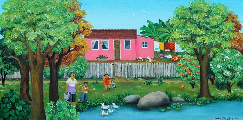 Alimentando os patos, de Barbara Rochlitz