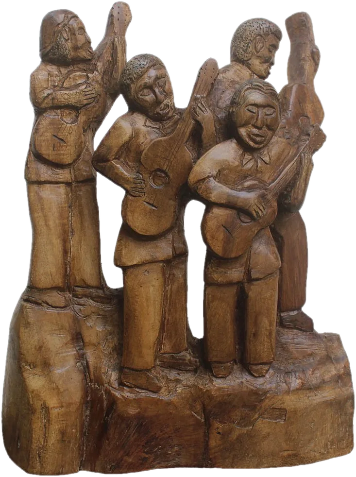 Músicos, escultura de José Soati